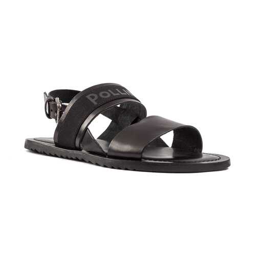 Сандалии мужские Pollini SB16011G0AUK0000 черные 41 RU в Крокс