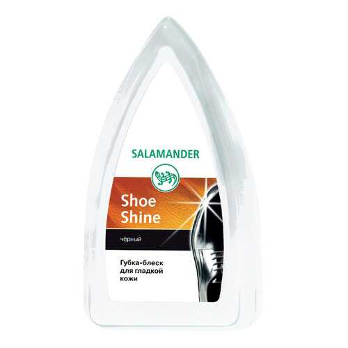 Губка для обуви Salamander shoe shine из гладкой кожи черная в Крокс