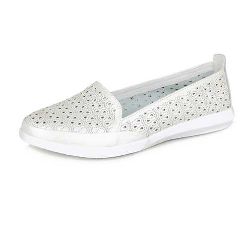 Балетки женские Alessio Nesca Comfort SH20SS-4 белые 37 RU в Крокс