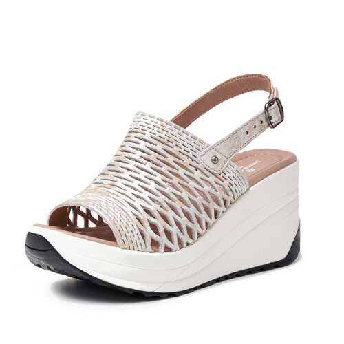 Босоножки женские Pierre Cardin TR-MN-108-1120 серебристые 36 RU в Крокс