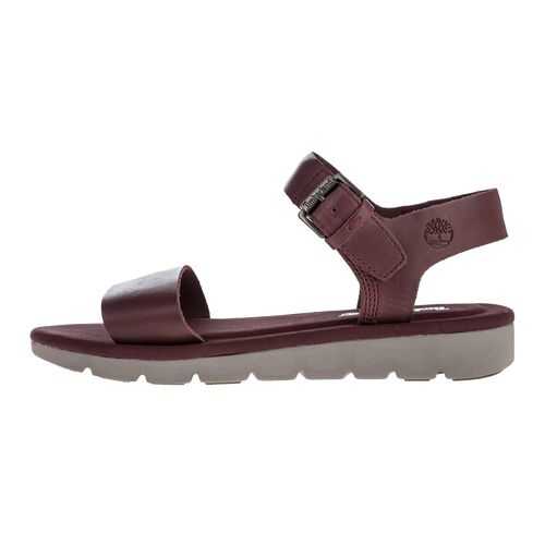 Сандалии женские Timberland TBLA286TW бордовые 6.5 US в Крокс