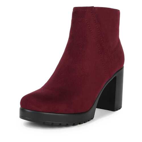 Ботильоны женские T.Taccardi K0391MH-4A бордовые 40 RU в Крокс