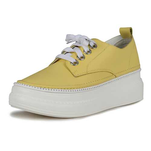 Кеды женские Alessio Nesca K0611LC-1C желтые 37 RU в Крокс