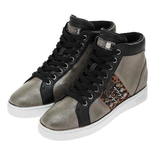 Кеды женские Guess FL7BEK-LEL12-PEWTE серебристые 40 US в Крокс