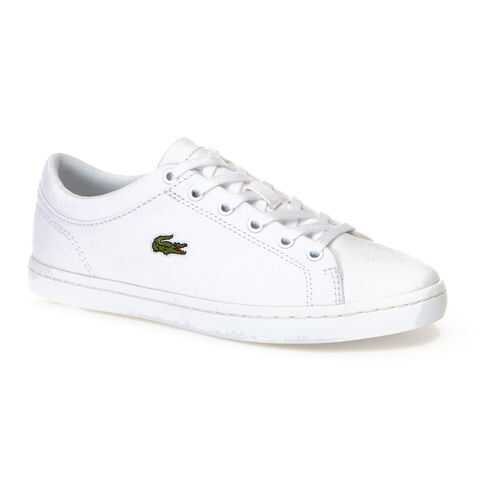 Кеды женские Lacoste Straightset BL 2 белые 39 RU в Крокс