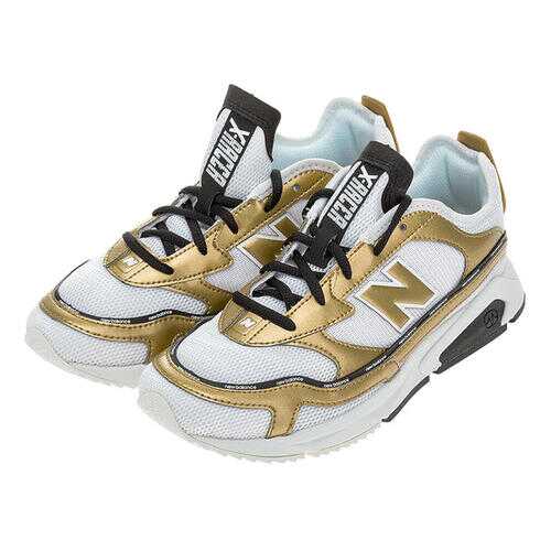 Кроссовки женские New Balance WSXRCHLD/B белые/золотистые/черные 6 US в Крокс