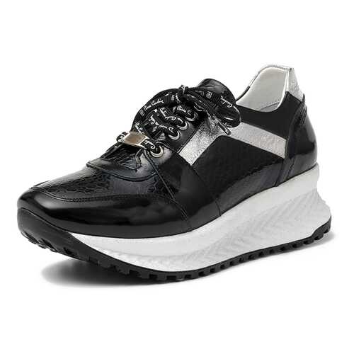 Кроссовки женские Pierre Cardin TR-MN-108-1712 черные/серебристые 36 RU в Крокс