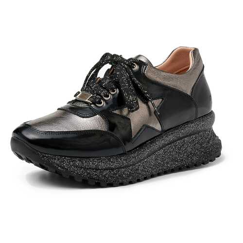 Кроссовки женские Pierre Cardin TR-MN-108-1713 черные/серебристые 37 RU в Крокс