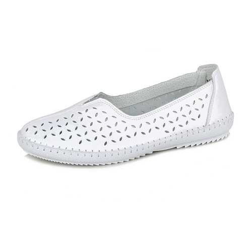 Эспадрильи женские Alessio Nesca Comfort MYZ20S-105 белые 36 RU в Крокс