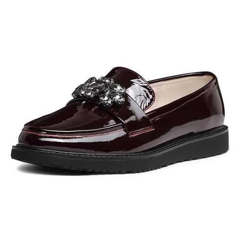 Лоферы женские Alessio Nesca JXY20SS-1B бордовые 39 RU в Крокс