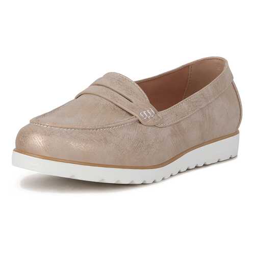 Лоферы женские T.Taccardi K0654LC-1 бежевые 39 RU в Крокс