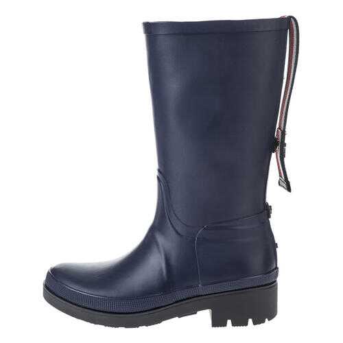 Резиновые сапоги женские Tommy Hilfiger FW0FW04583 синие 36 US в Крокс