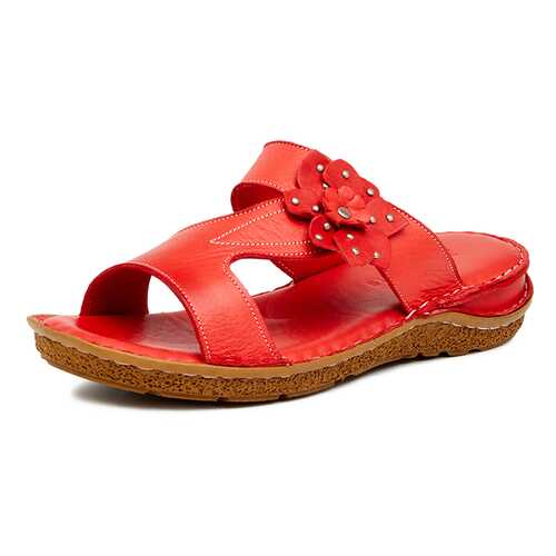 Шлепанцы женские Alessio Nesca Comfort 710018219 красные 41 RU в Крокс