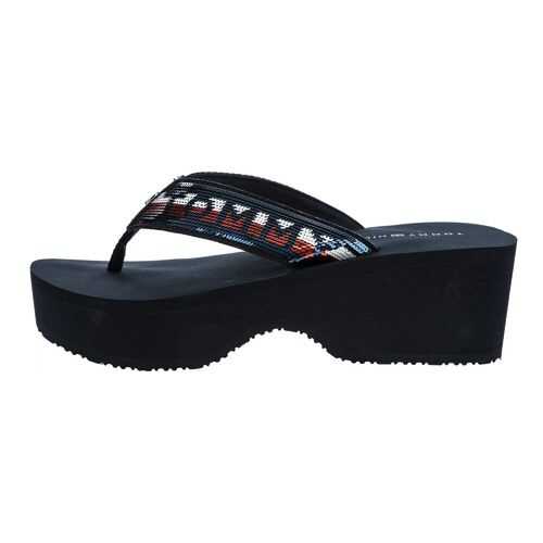 Шлепанцы женские Tommy Hilfiger FW0FW04800 синие 37 US в Крокс