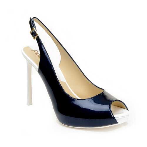 Туфли женские Pollini PA1632AC1KPC170A синие 36 RU в Крокс