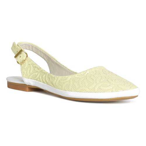 Туфли женские Shoes Market 457-M-3-4-271 желтые 36 RU в Крокс