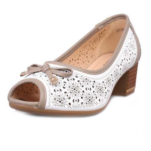Туфли женские T.Taccardi 27306470 белые/бежевые 41 RU в Крокс