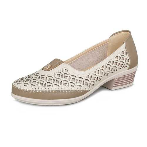 Туфли женские T.Taccardi HTY20SS-20 бежевые 38 RU в Крокс