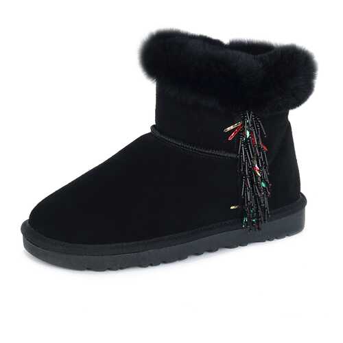 Угги женские Alessio Nesca 01607510 черные 38 RU в Крокс
