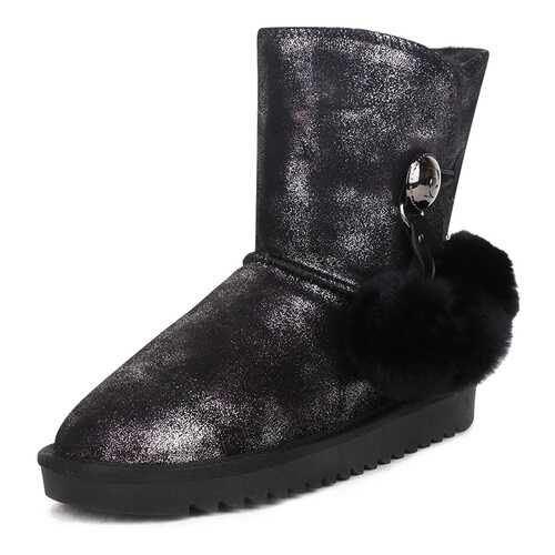 Угги женские Pierre Cardin 01607200 черные 39 RU в Крокс